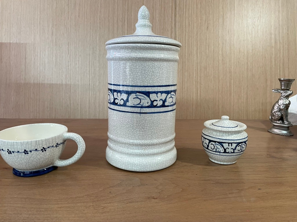 Dedham Pottery Vintage 1986 china Set with Bunny