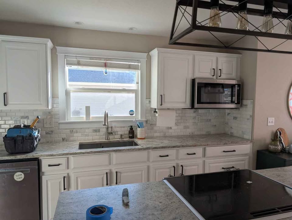 Granite Island and Countertop