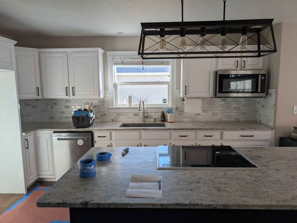 Granite Island and Countertop