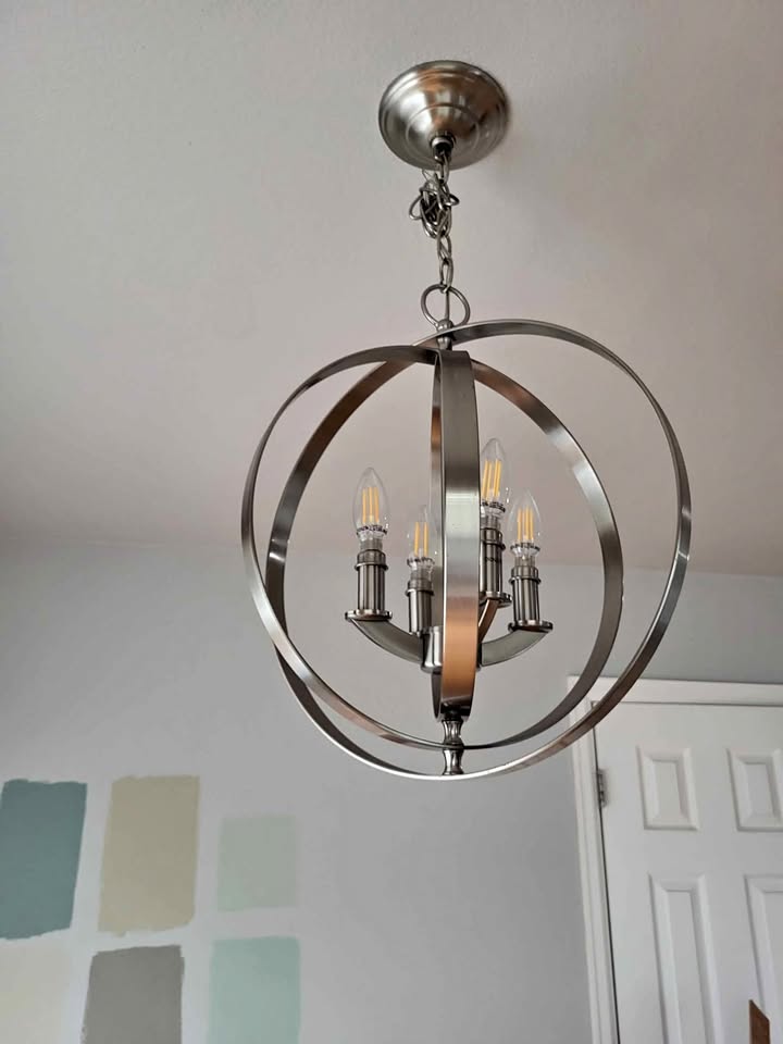 Stainless steel chandelier lamp