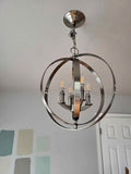 Stainless steel chandelier lamp