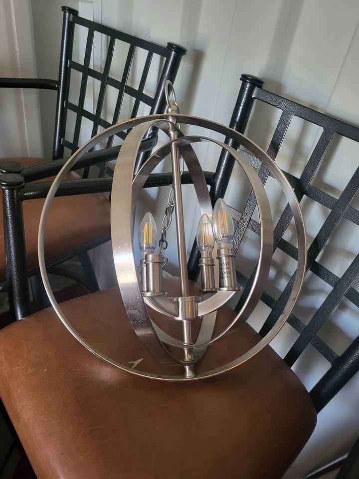 Stainless steel chandelier lamp