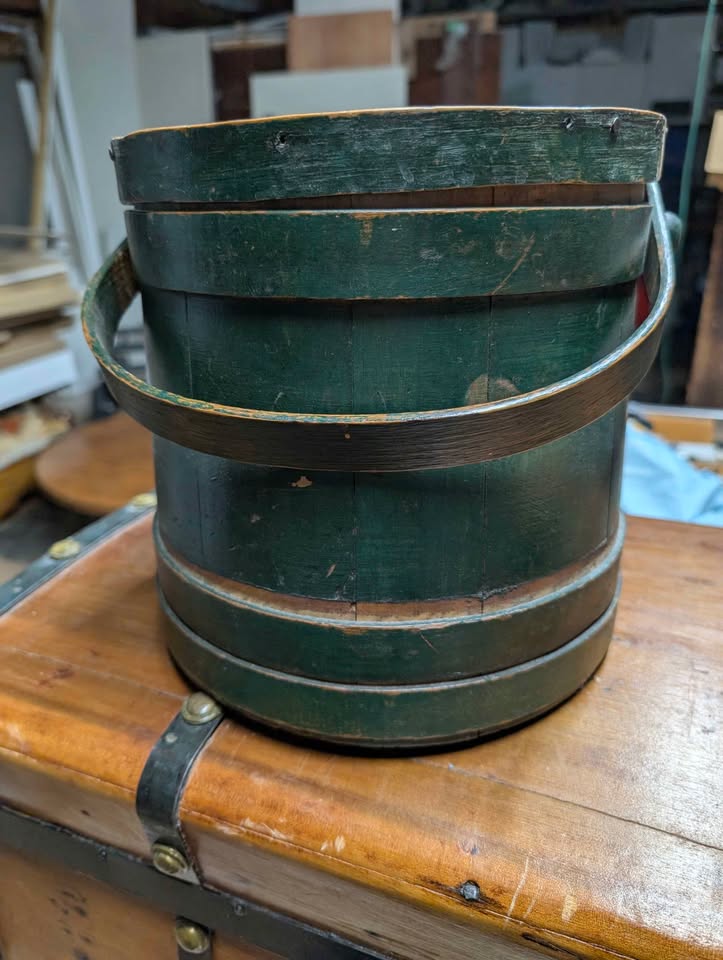 Antiques, firkin buckets, swedish boxes, collectibles, vintage items