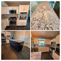 White Kitchen with Granite Countertops